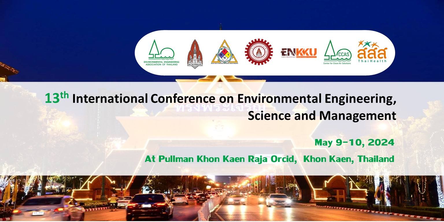 The 13th International Conference on Environmental Engineering, Science and Management
